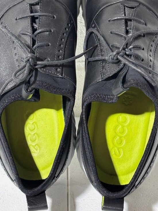 Ecco Mens Shoes St.1 Hybrid Lite Sneaker Sz 13 US Worn Twice with Box Black Gray main image 8